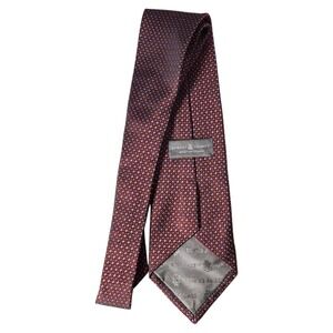 Robert Talbott Best of Class Necktie Men's Red Blue Patterned Silk Classic